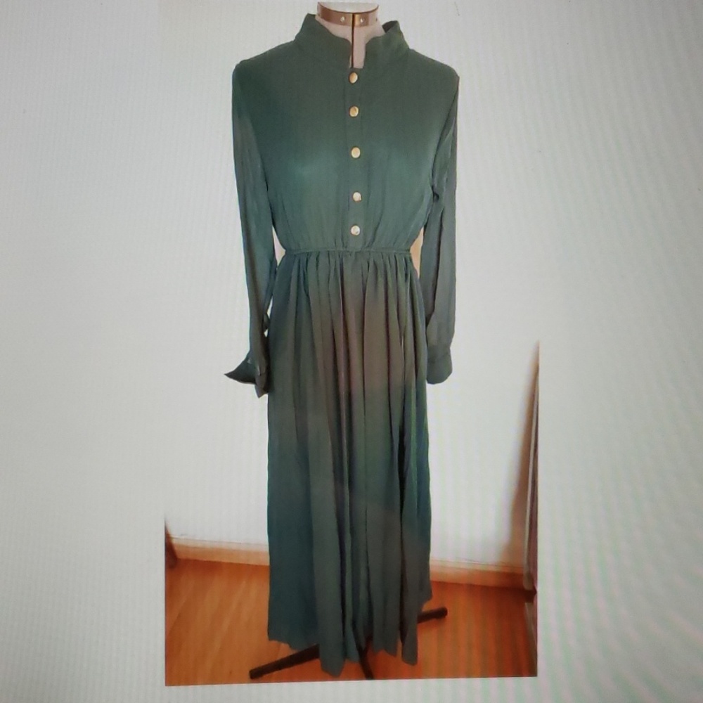 Dress -- says large but fits like a small.